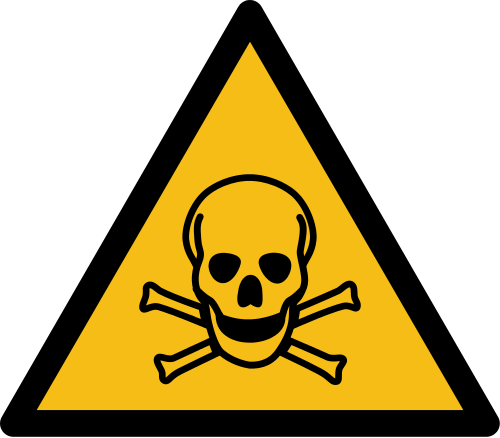 Warnung vor giftigen Stoffen