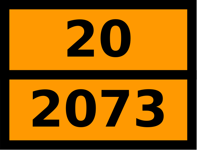 Gefahrentafel 20-2073